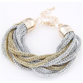 2015 fashion new gold bracelet designs ladies chain bracelet